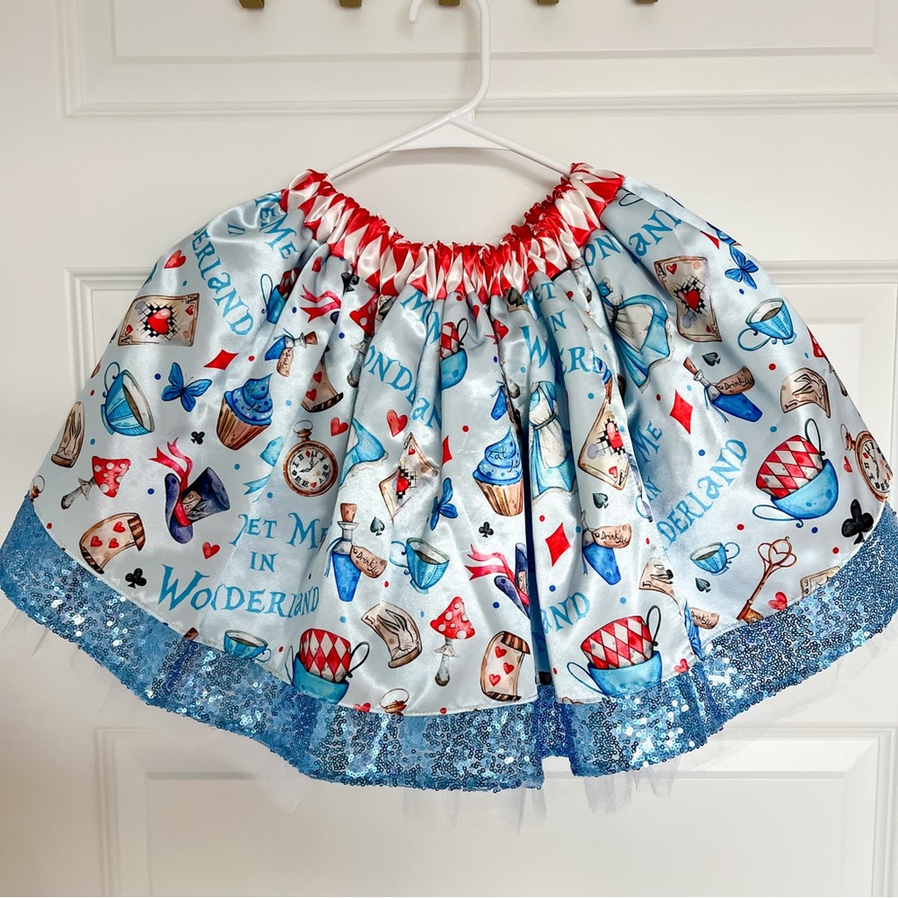 Alice in Wonderland Themed Skirt